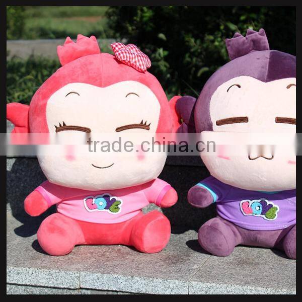 high quality OEM custom plush dolls for kids