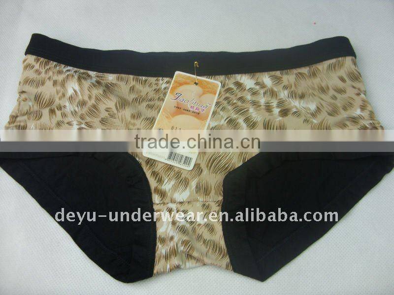 0.71USD Modal Colorful Fashional Tiger Print Ladies Panties(jlhnk038)