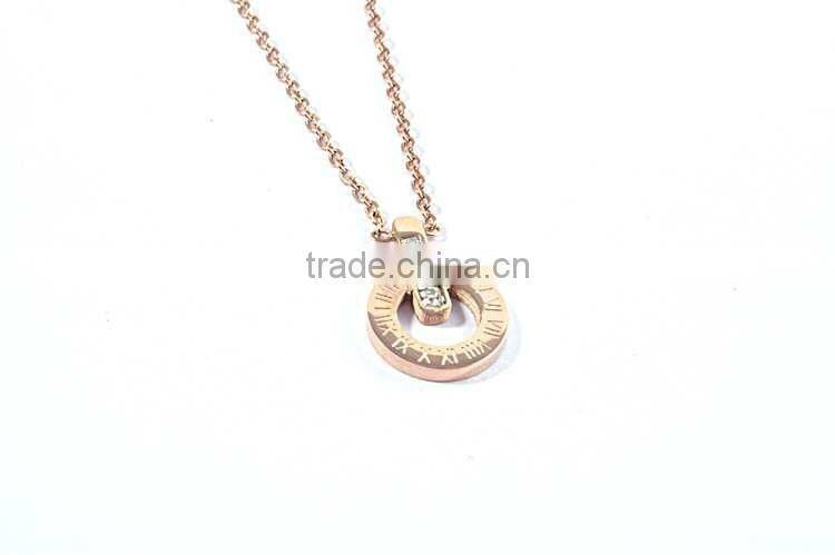 New Arrival Engraved Coin Necklace Long Chains Charms Necklace Round Pendant necklace for women gift jewelry