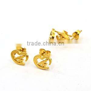 Stud earrings for women stainless steel cute daily wear earrings