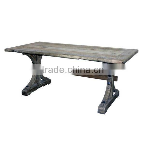 DT-4019-1 classic Recycle Elm Furniture Dining Table