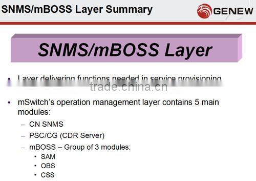 Genew mSwitch 14U Multimedia key switch legacy PSTN VoIP Switch soft switch