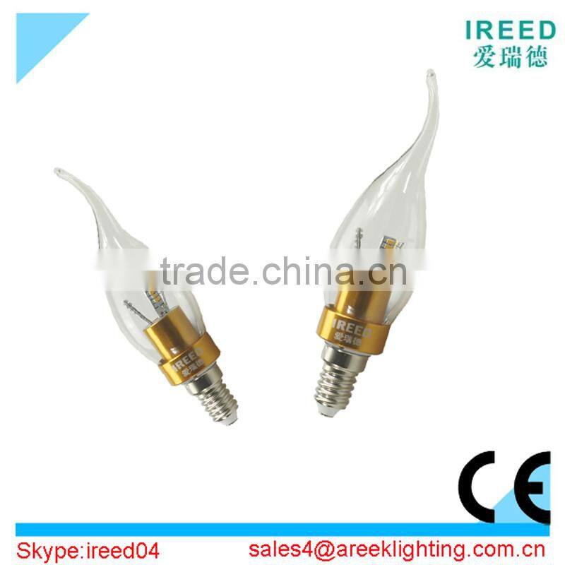 high quality new design 2014 led candle light with ce rohs