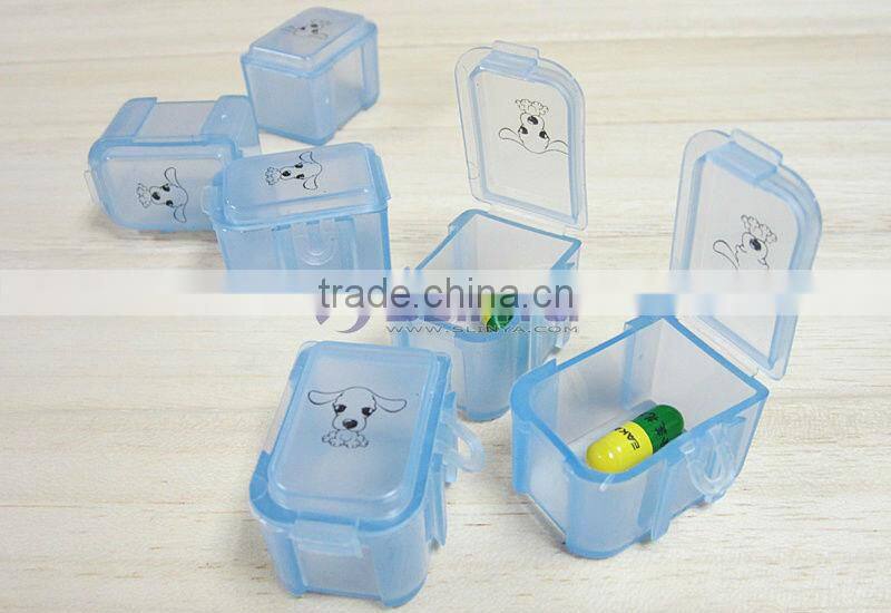 14 Day Transparent Detachable Pill Box