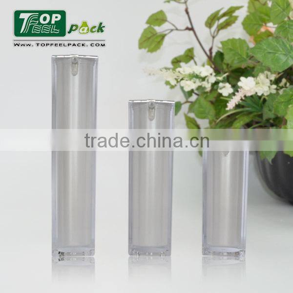 Acrylic Cosmetic 50ml 30ml 15ml Airless Bottle PA07