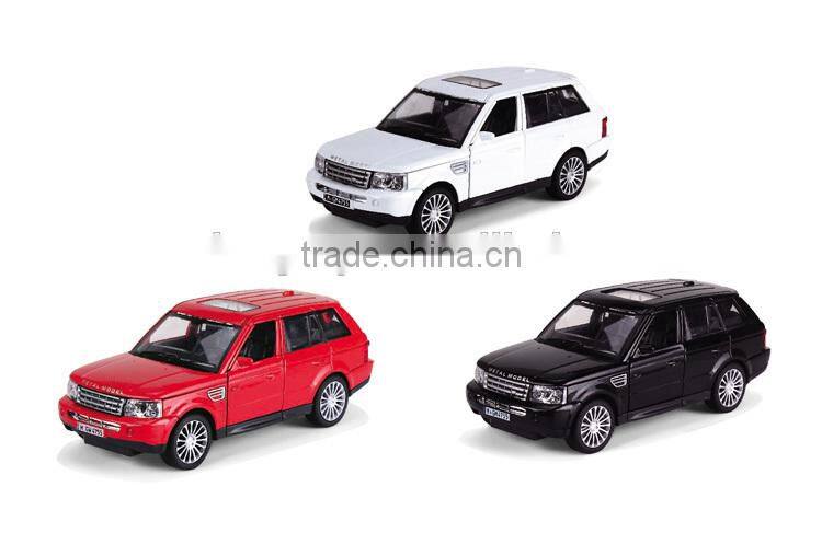 1:28 pull back diecast car alloy toys car with light and music