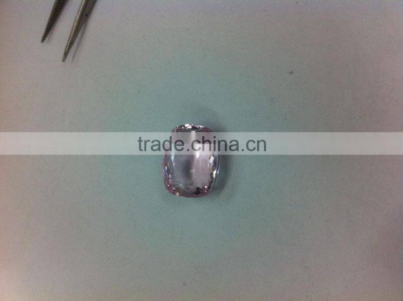 Cushions of Pink Morganite Gemstones