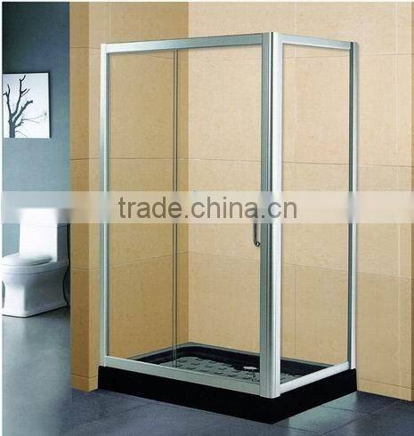 Framed Rectangular Tempered Glass Shower Enclosure