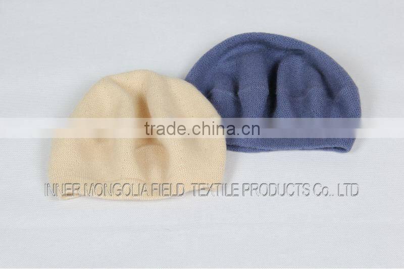 Multicolor Knitted High Quality Cashmere Beret