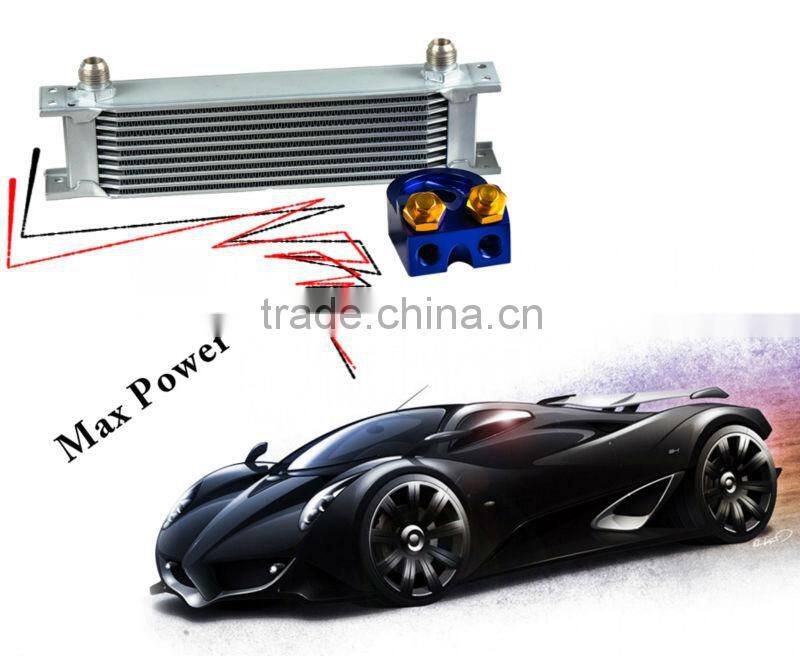Auto Aluminum Different layers With Different Adapter oil cooler kit Suit for Racing Cars