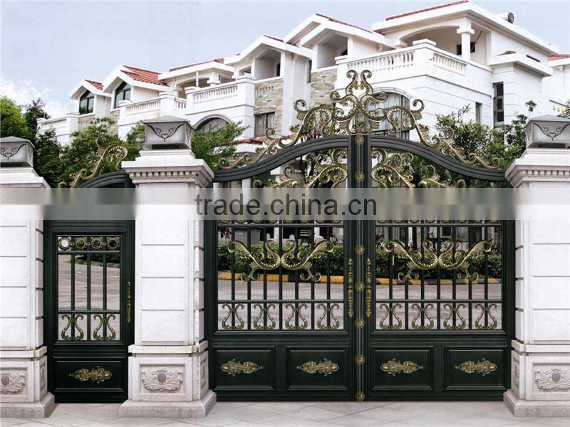 AJLY-606 factory price Art Aluminum Villa Exterior/Entrance door/gate