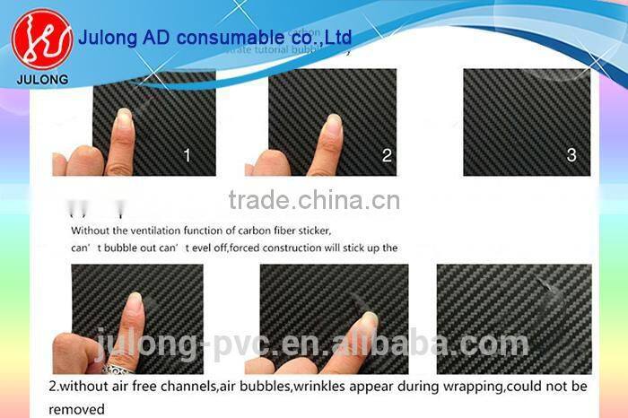 Top quality self-adhesive 3M car wrapping film/3M carbon fiber film