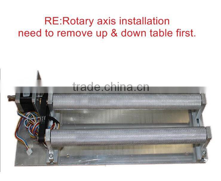 Best rotary axis LY 3040 CO2 laser cutting machine price with 50W tube ,1 year Warranty laser engraving machine for sale