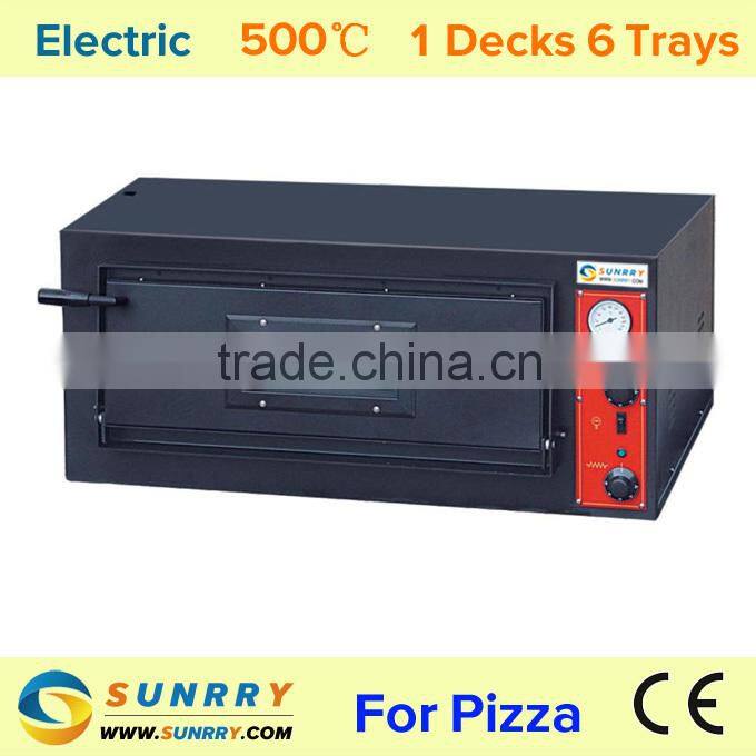 Guangzhou commercial high efficiency single deck bakery small pizza oven electric 220v for bread price