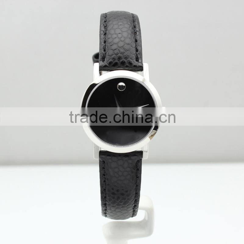 the unique black leather women watches