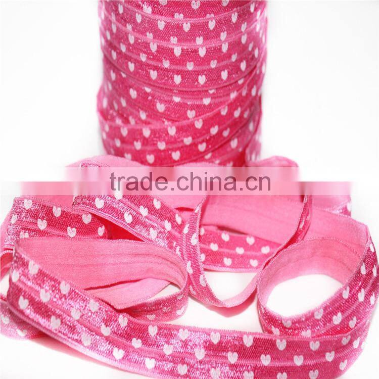 Heat printed color by the yard colors chart available, elsatic for headband