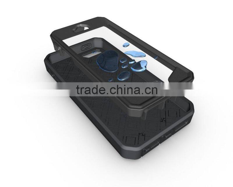 Premium Armored Tank Style case Combo PC+TPU Kickstand Mobile back cover case For Samsung Galaxy S6 with screen protector