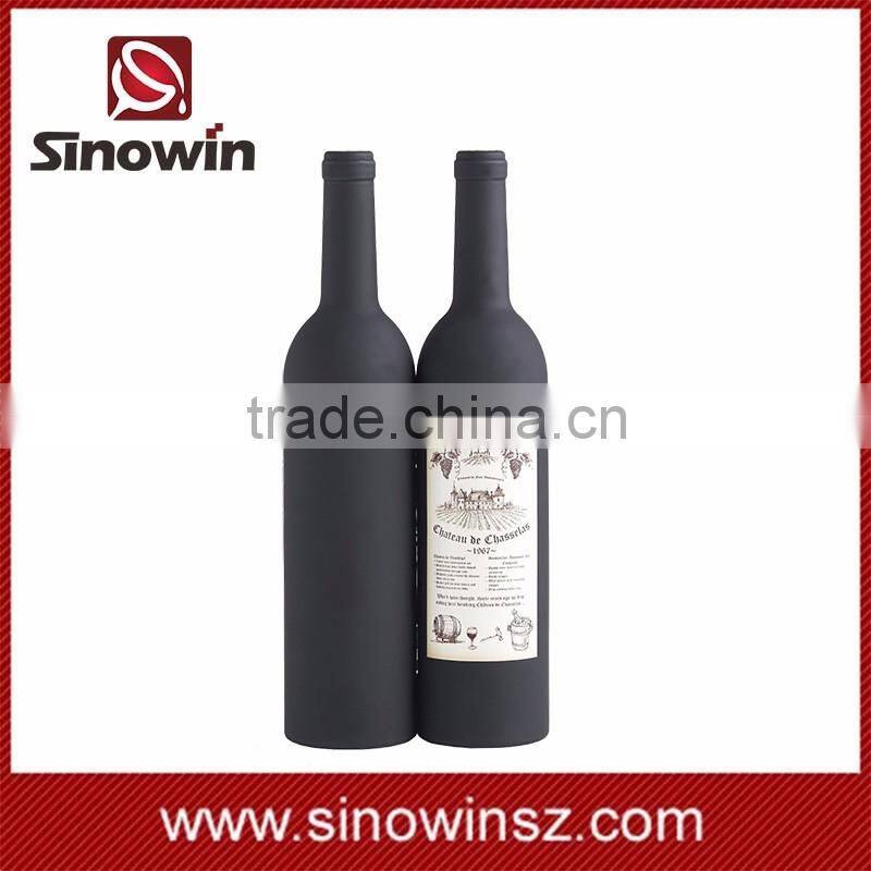 5PCS Wine Bottle Accessory Cork Screw Opener Wine Pourer Wine Stopper Case Box Gift Set New