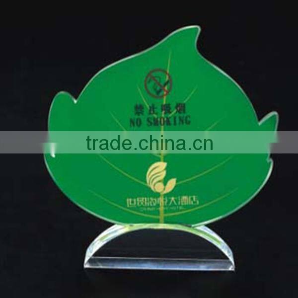No Smoking Plexiglass Acrylic Sign Plate
