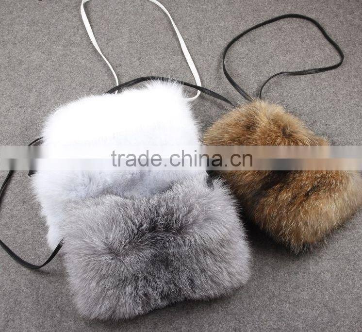 YR785A Hot Sale Winter Hand Warmer/Real Fur Hand Muffs New Arrival