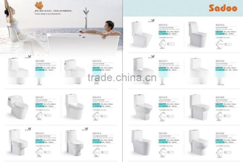 washdown two piece wc square big toilet bowl