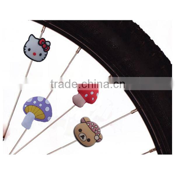 Various style multi color spoke bead