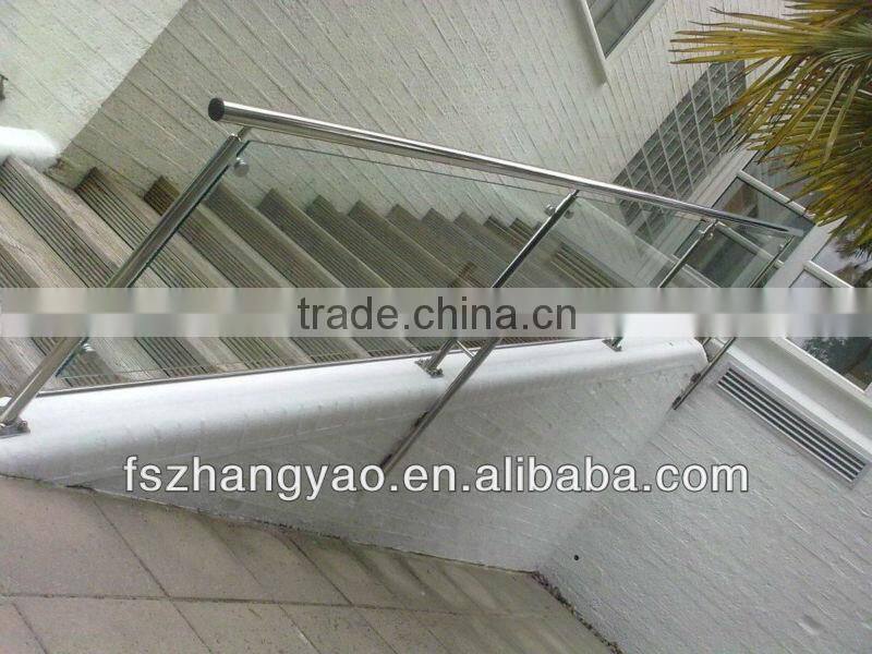 2013 Top-selling Stainless steel handrail for outdoor steps/outdoor metal handrail for steps