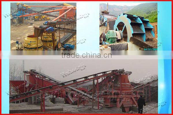 High efficient durable sand and gravel production line
