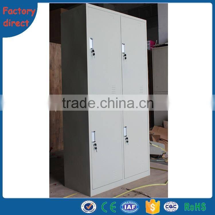 Two Door Metal Wardrobe Cabinet Design