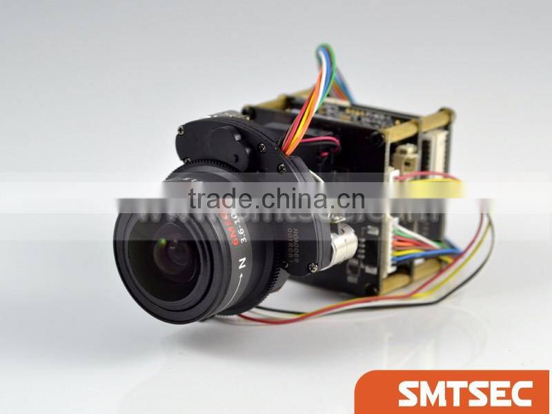 SMTSEC SONY IMX178 Hi3516A H.265 5.0mp real time IP Camera module PCB Board Audio USB POE Wifi Motorized zoom, DIY (SIP-E178A)