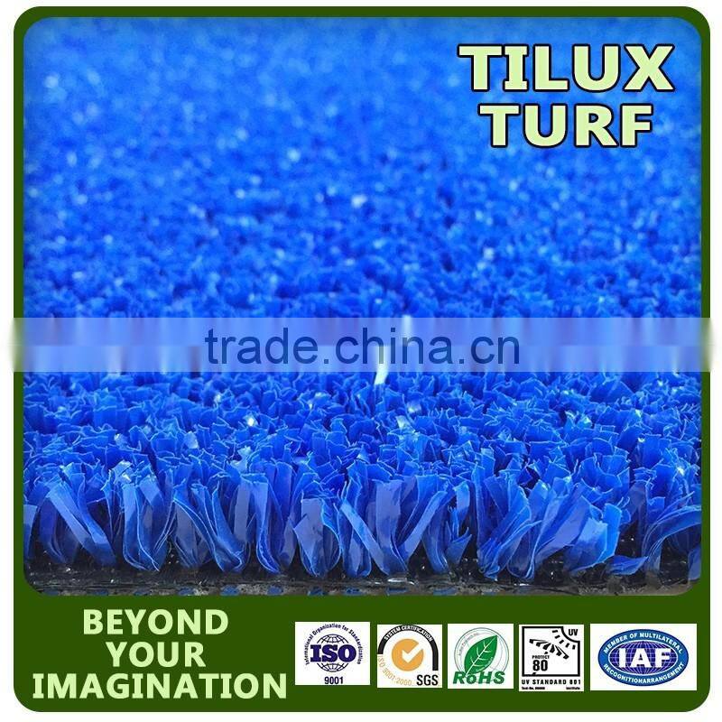10mm green red blue artificial tennis grass