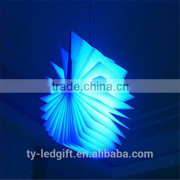 Factory direct sale products portable custom folding lamp book