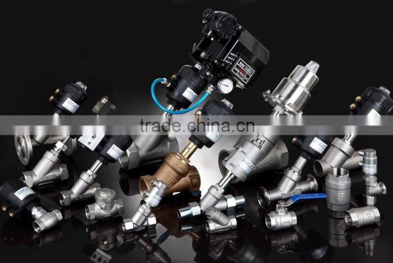 Top quality 45 degree angle seat valve for beer factory