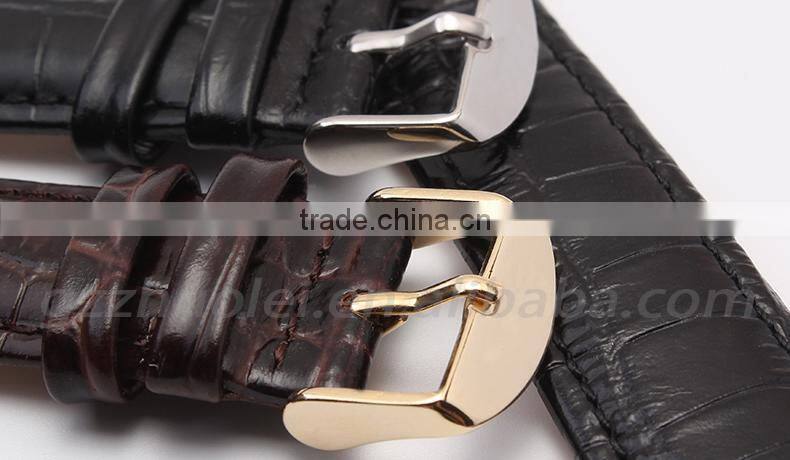 2015 new style imported calfskin leather Watch Bracelet Black Brown 20mm wholesale 3PCS