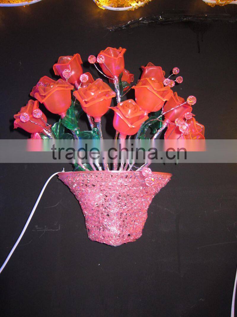 Beautiful led vase lights for indoor decor