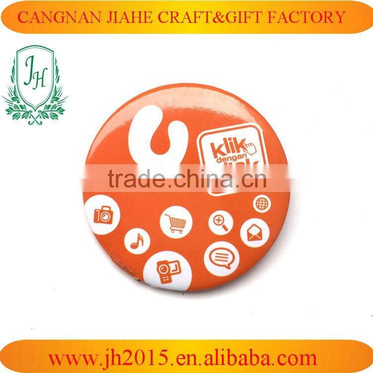 Promotional high quality cheap price custom button badge tin badge maker