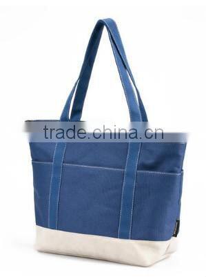 Hot sale 600d lady polyester canvas tote bag