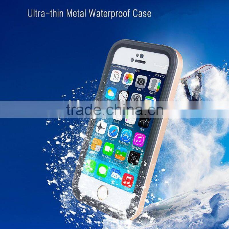 Metal waterproof phone cover