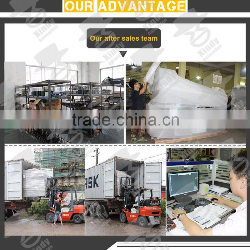 IAAPA popular VR treadmill virtual reality simulator 9d cinema