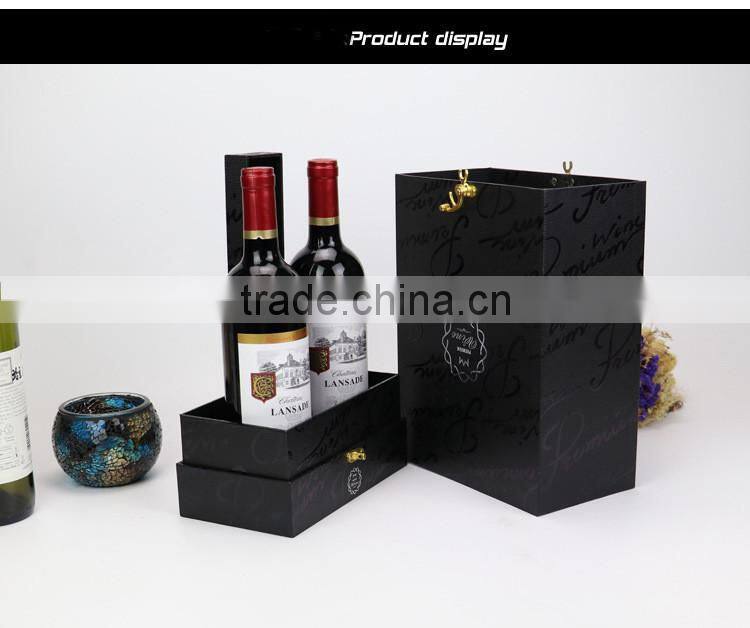 Newest fancy printing box 12 bottle paper wine box