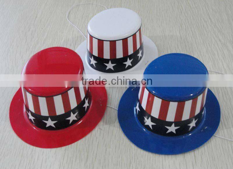 America flag glitter hat