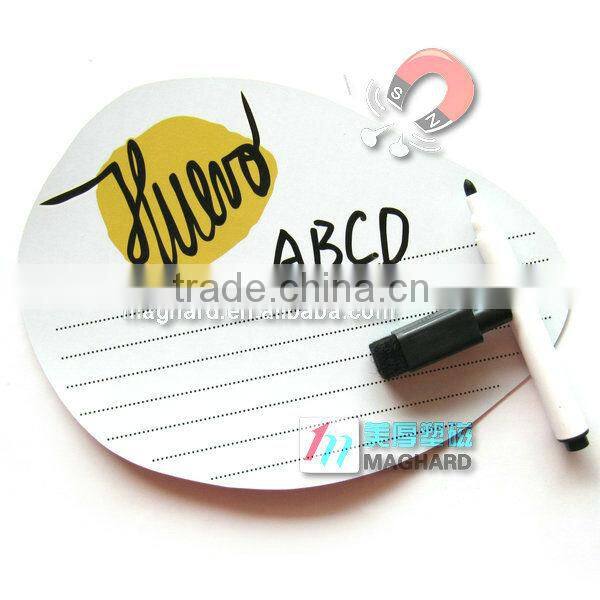 Cute erasable kids magnetic writing board