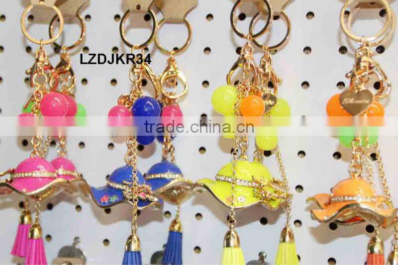 fashion hat shaped keychains LZDJKR42