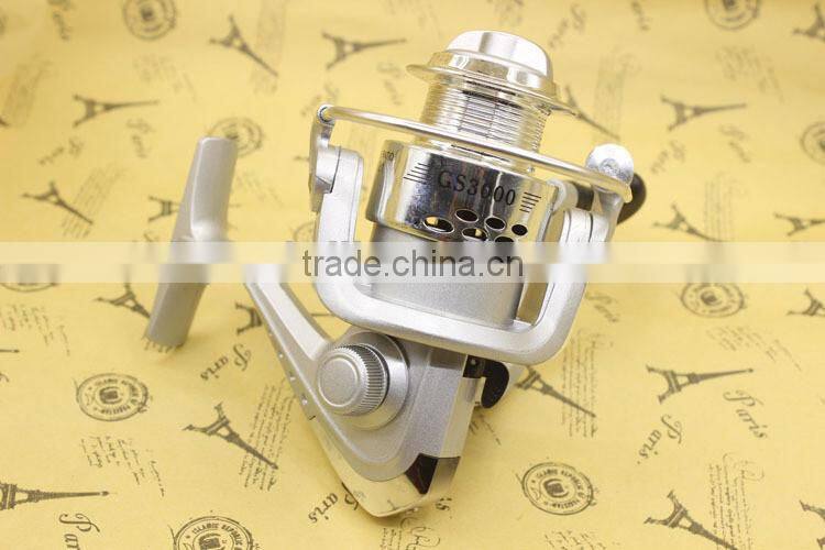 5 axis electroplating plastic fishing line round head Sea fish pole wheel spinning wheel type wheel