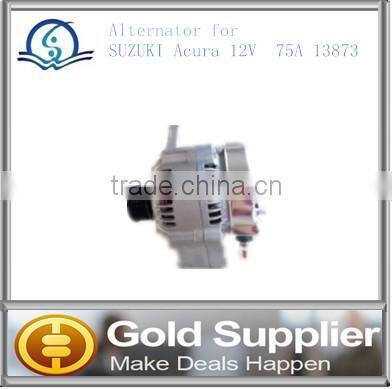 Brand New alternator for SUZUKI Acura 12V 75A 13873 with high quality and most copetitive price.