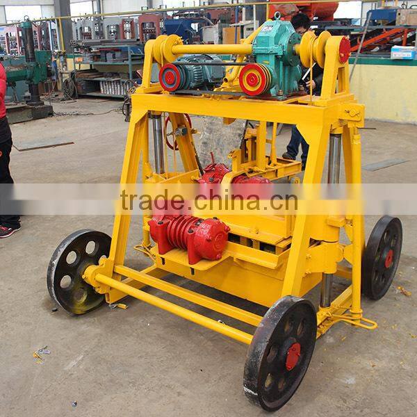 QT40-3B small investment concrete design layout for hollow block