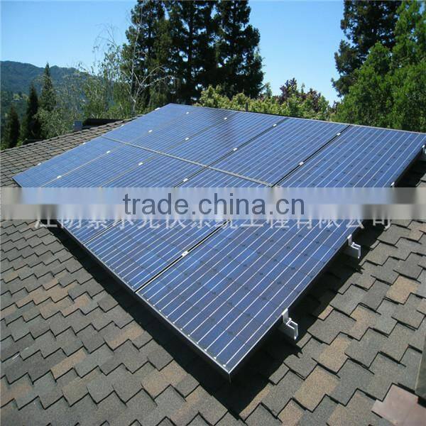 aluminum asphalt shingle roof solar bracket solar roof top