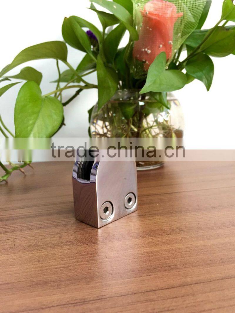 stainless steel glass connector round glass clamp fittings for glass