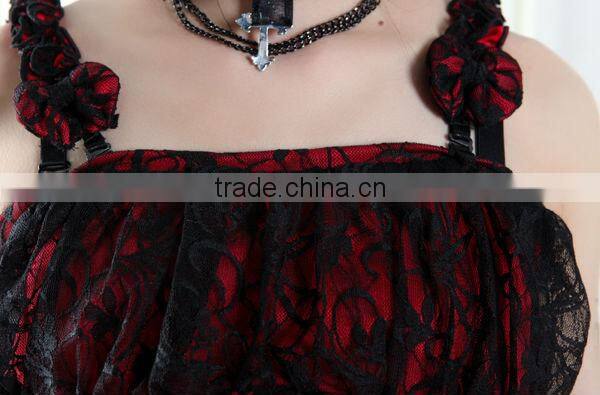 Glp 2013 bow lace ruffle lolita vest pattern 61251