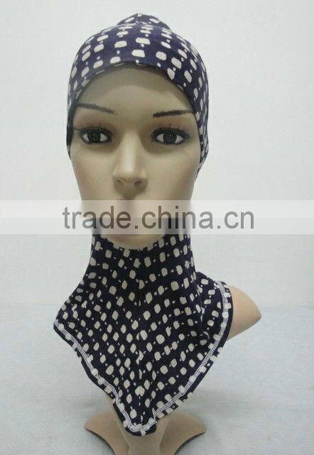 C042 new style print ninja inner underscarf,full underscarf to cover neck